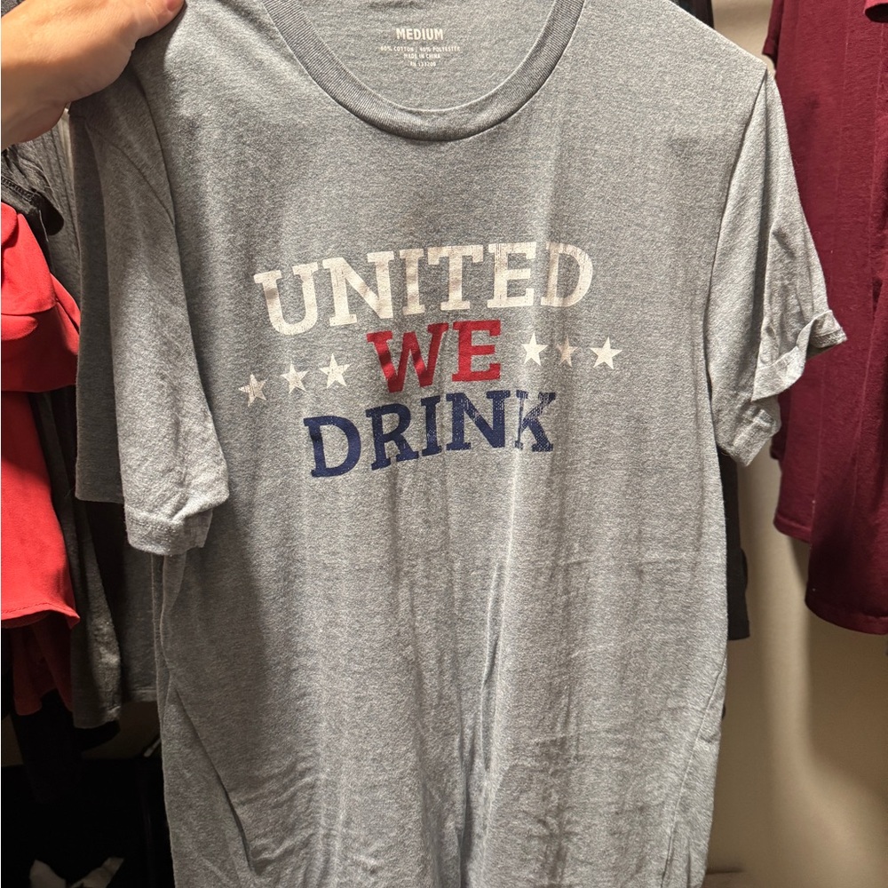 Gray Graphic T-Shirt - United We Drink